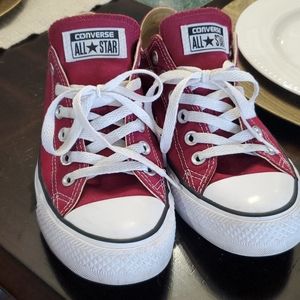 Maroon Converse